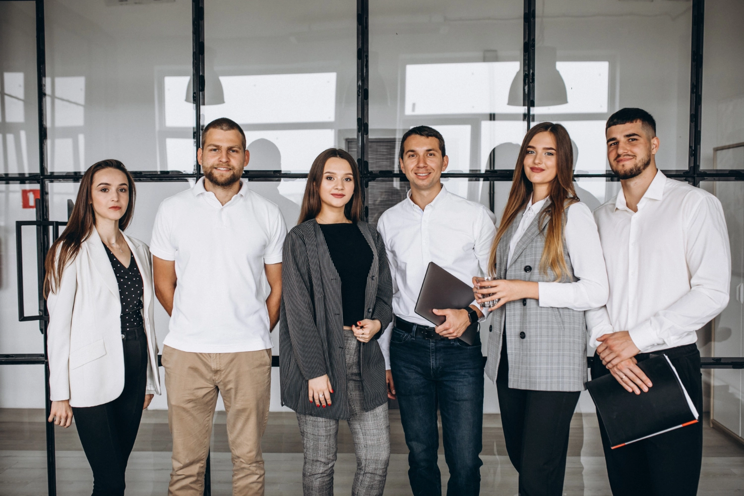 Our team working together